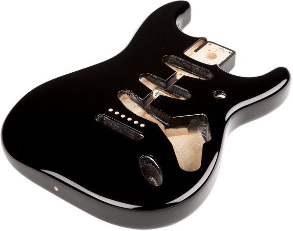 Fender Alder Body Classic Series SSS 60s Stratocaster Black 0998003706