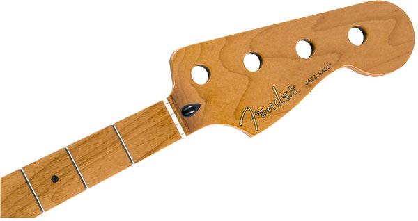 Fender Roasted Maple Jazz Bass Neck 20 Medium Jumbo Frets 9.5" Maple C Shap 0990702920
