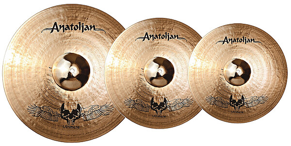 ANATOLIAN CYMBALS Ultimate Hell Series Beckenset 14", 16", 20" & Tasche Made in Turkey
