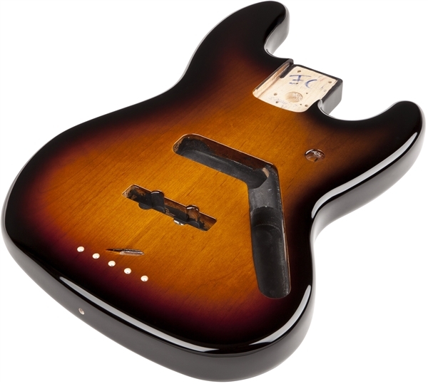 Fender Alder Body Jazz Bass Standard Series Brown Sunburst 0998008732