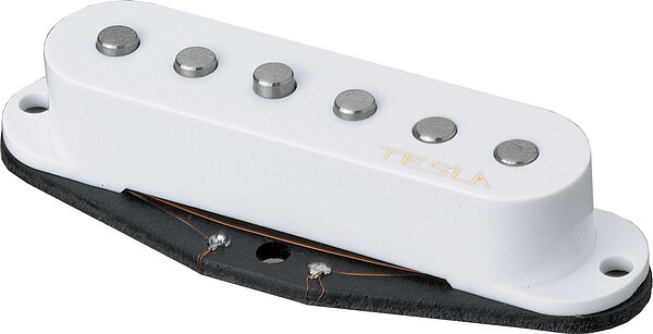 Tesla Pickup Plasma-1 Neck White Single Coil Tonabnehmer