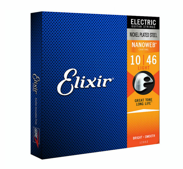 Elixir Nanoweb Saiten E-Gitarre Light 10-46 Set 12052