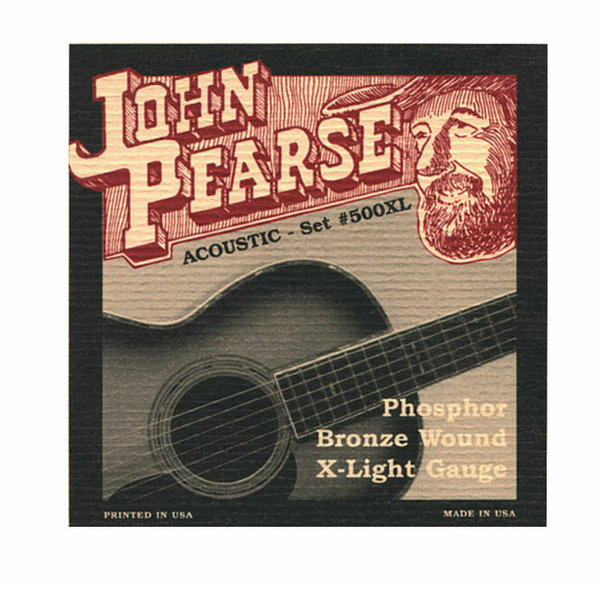 John Pearse 500XL Akustik Gitarrensaiten Phosphor Bronze X-Light
