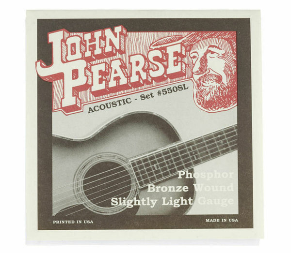 John Pearse 550SL Akustik Gitarrensaiten Phosphor Bronze Light 11-50