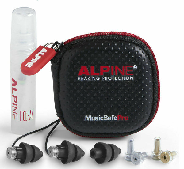 Alpine MusicSafe Pro Gehörschutz Black inkl. Transportbox & Cleanerspray