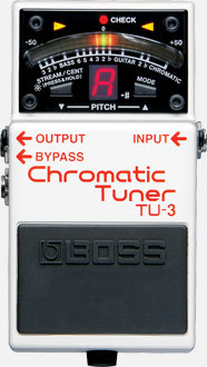 Boss TU-3 Tuner chromatisches Stimmgerät