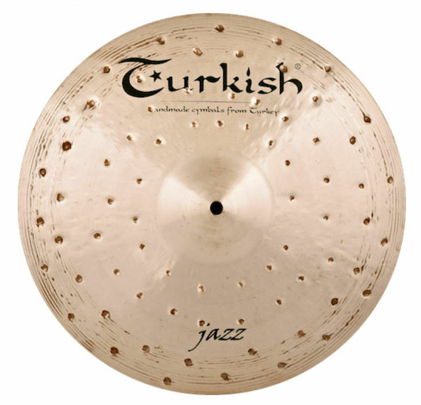 TURKISH CYMBALS Jazz Series 21" Light Ride •handhammered & handpicked•
