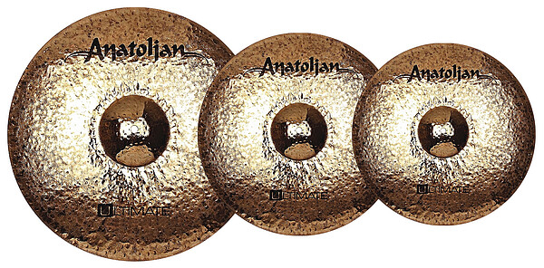 ANATOLIAN CYMBALS Ultimate Natural Series Beckenset 14", 16", 20" Brilliant Made in Turkey